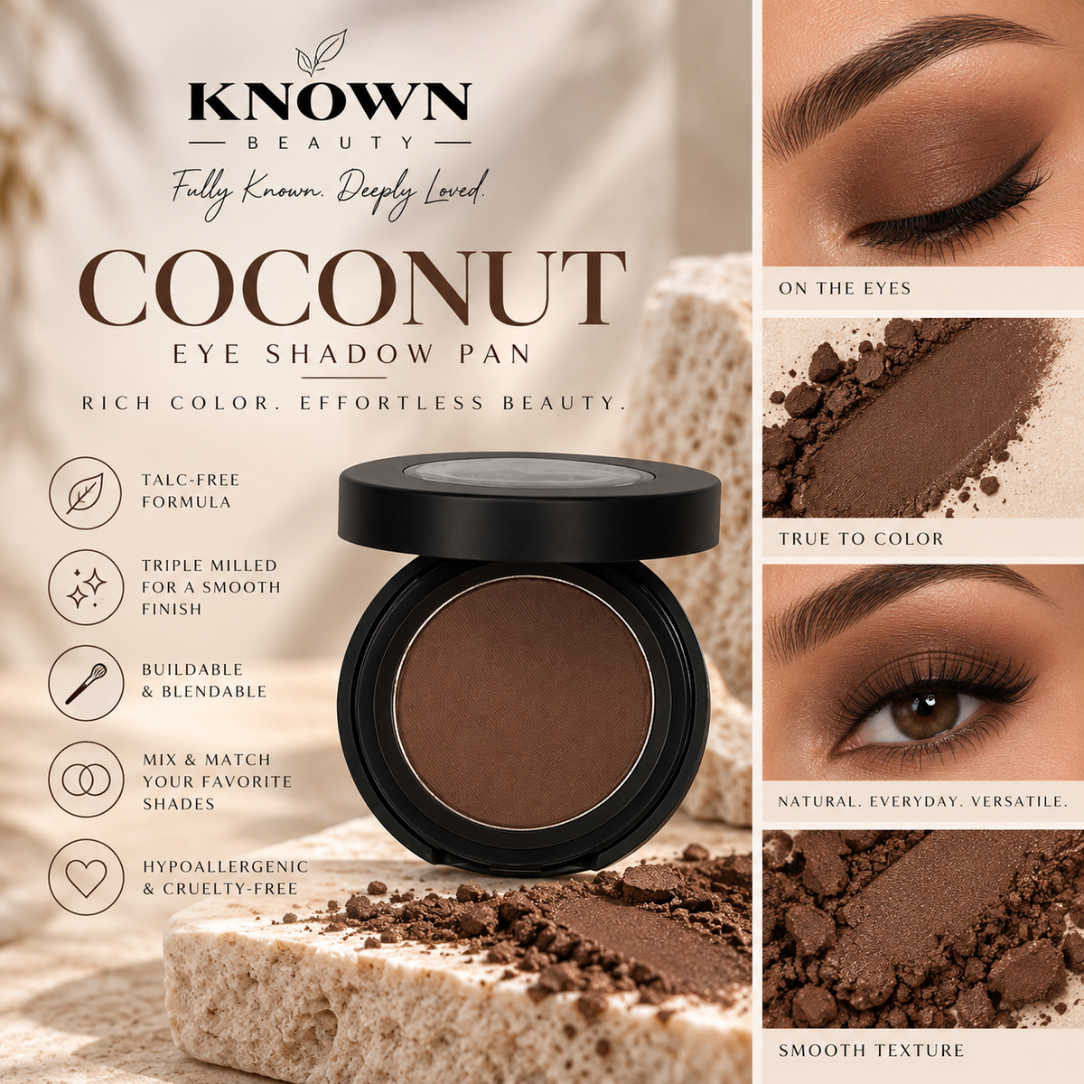 Coconut: Single Pan Eyeshadow